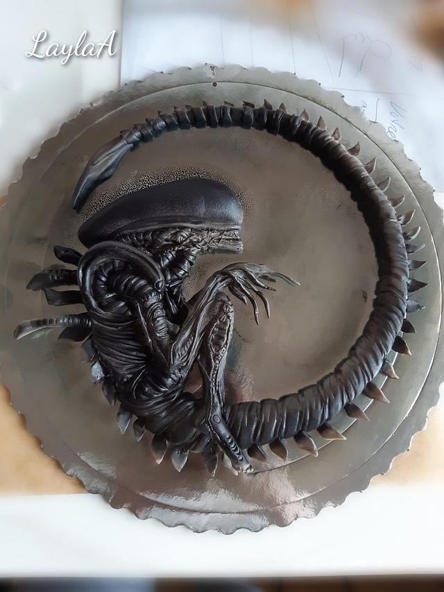 Alien Cake Topper Decorated Cake By Layla A Cakesdecor 