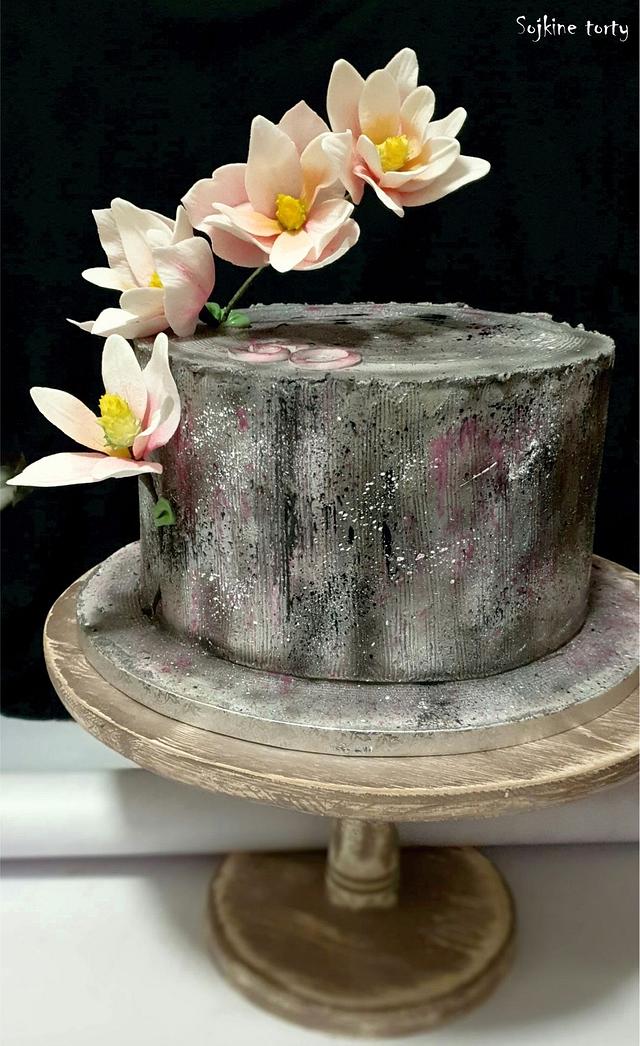 Magnolia Cake Decorated Cake By Sojkinetorty Cakesdecor