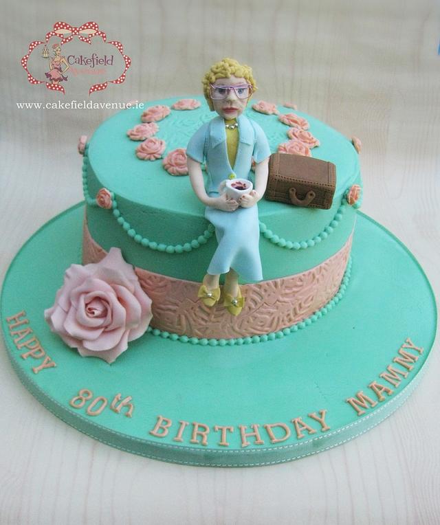 80th Birthday Cake Cake by Agatha Rogowska ( Cakefield