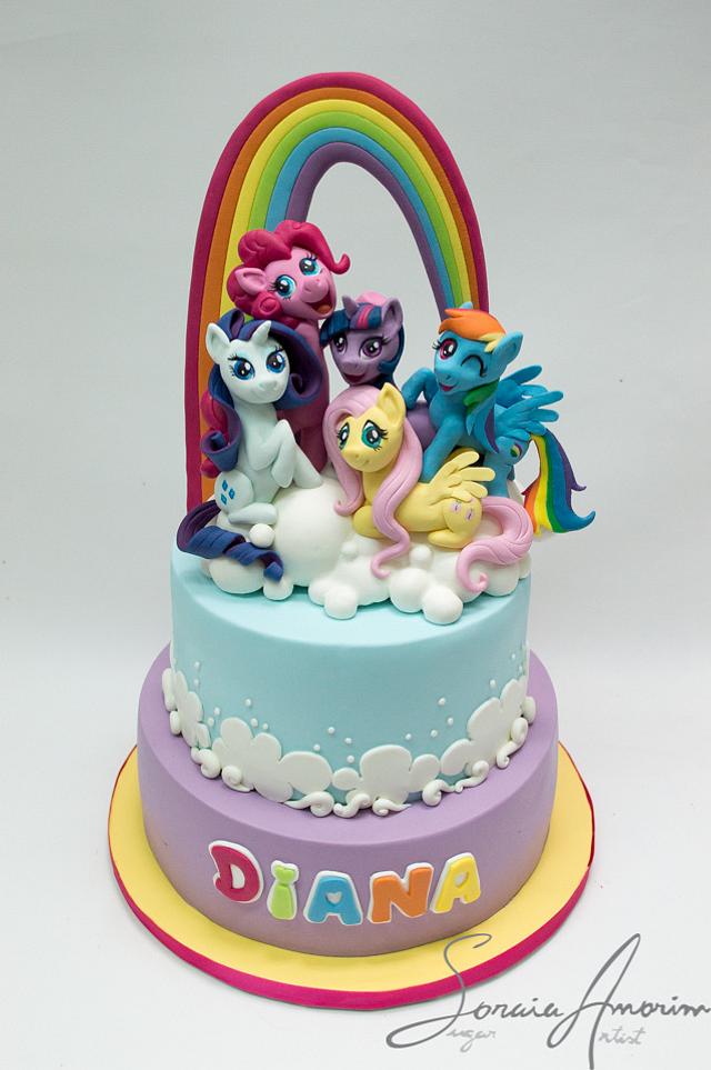 Little pony Cake - Decorated Cake by Soraia Amorim - CakesDecor