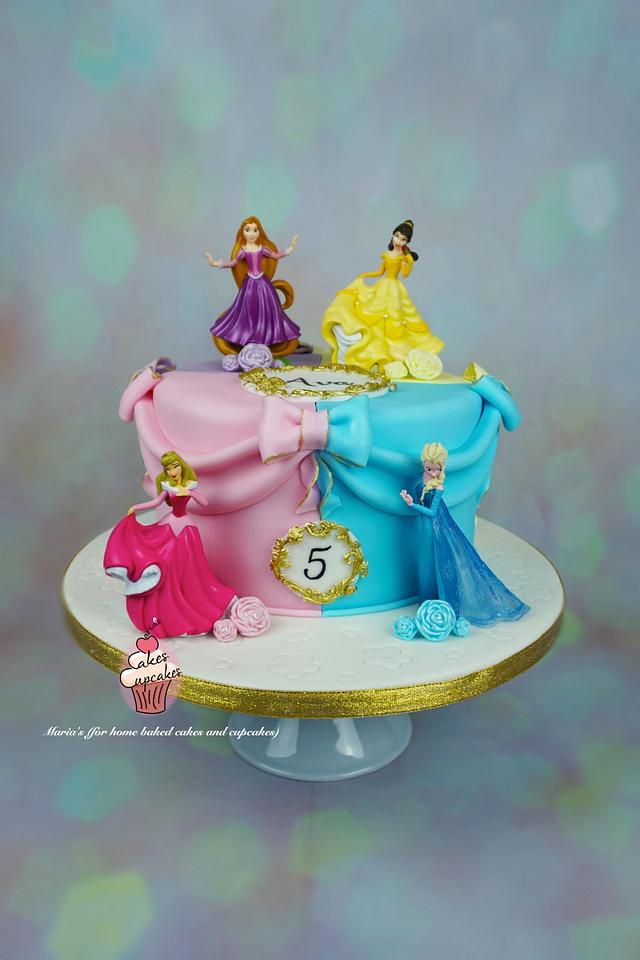 Princesses Cake Decorated Cake By Marias Cakesdecor 