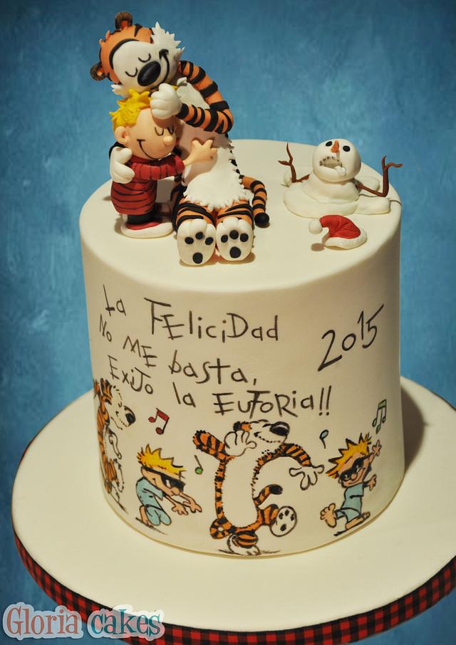 Calvin & Hobbes Cake