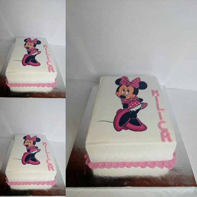 Mini mouse cake