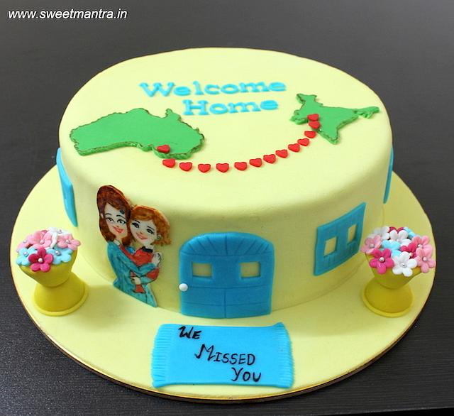 Welcome home cake - Decorated Cake by Sweet Mantra - CakesDecor