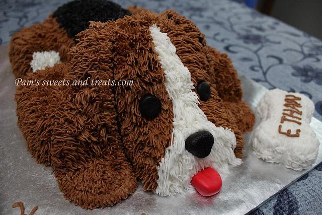 Puppy Cake - Cake by Pam - CakesDecor