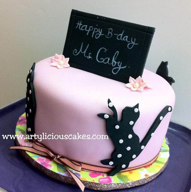 Happy Birthday Ms. Gaby! - Decorated Cake by iriene wang - CakesDecor