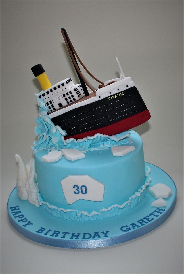Sinking titanic cake | Titanic cake, Fancy cakes, Cake
