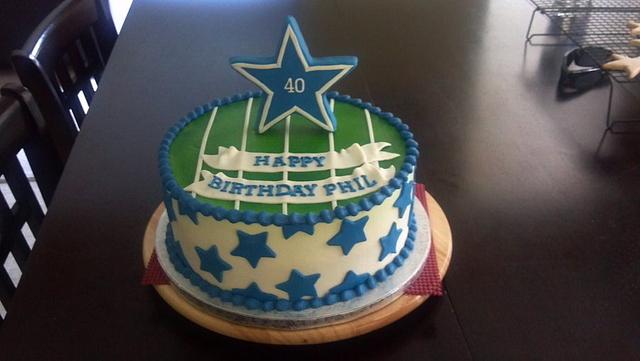 Dallas Birthday Cake - Decorated Cake by Pixie Dust Cake - CakesDecor