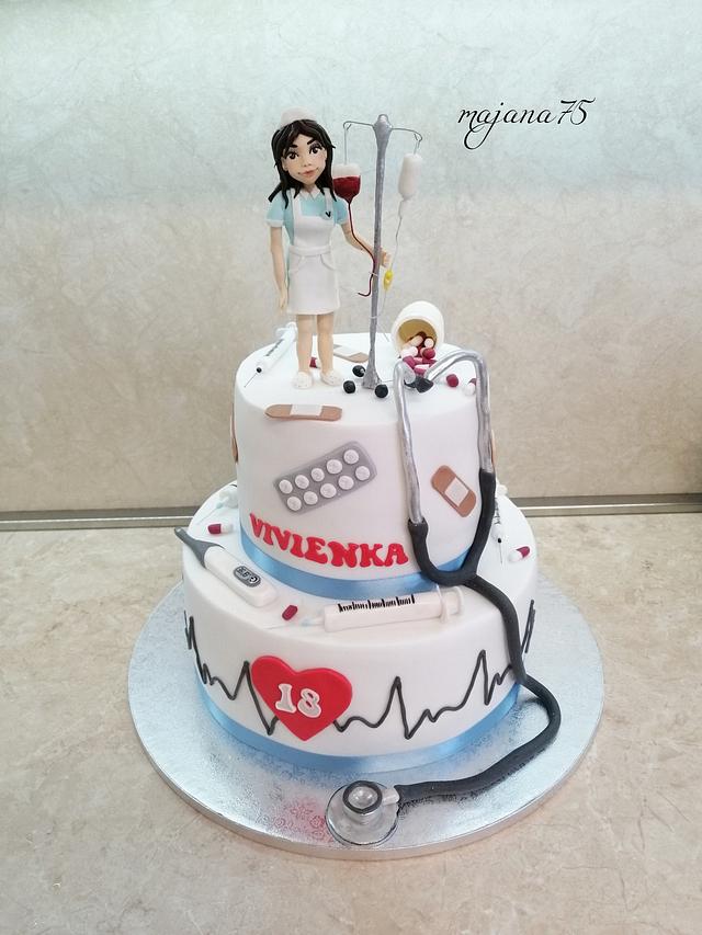 Cake for nurse - Cake by Marianna Jozefikova - CakesDecor