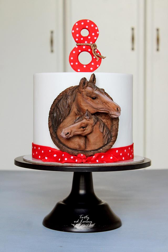 Horse cake Decorated Cake by Lorna CakesDecor