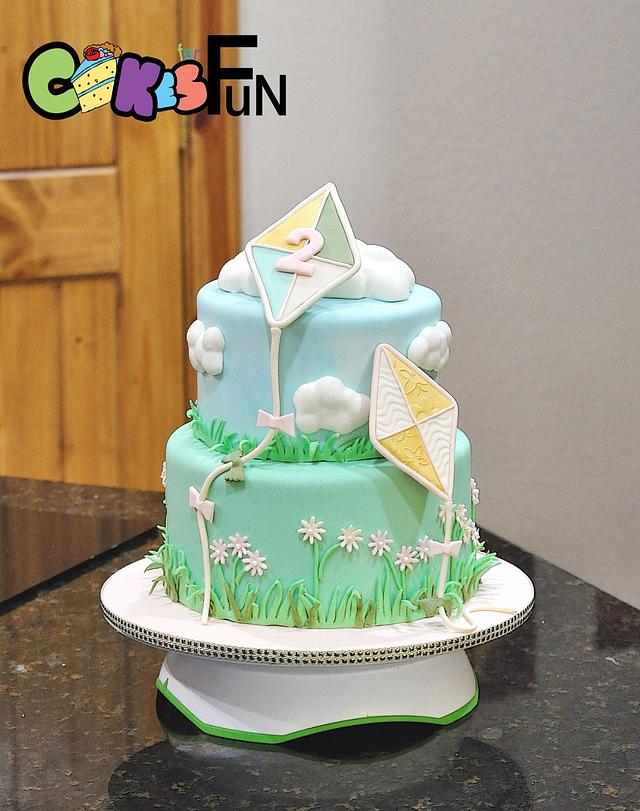 Kite cake | A cake for my BFFs husband who is obsessed with … | Flickr