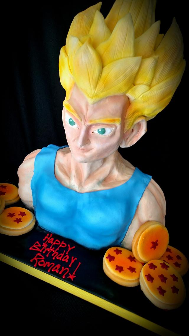 Super Saiyan Vegeta - Cake by Brittani Diehl - CakesDecor