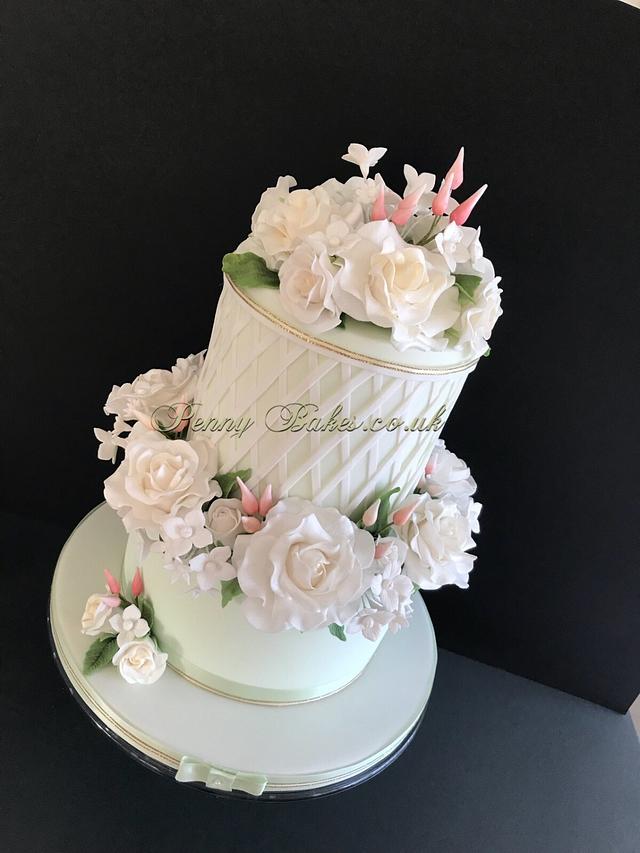Weddding cake Cake by Penny Sue CakesDecor