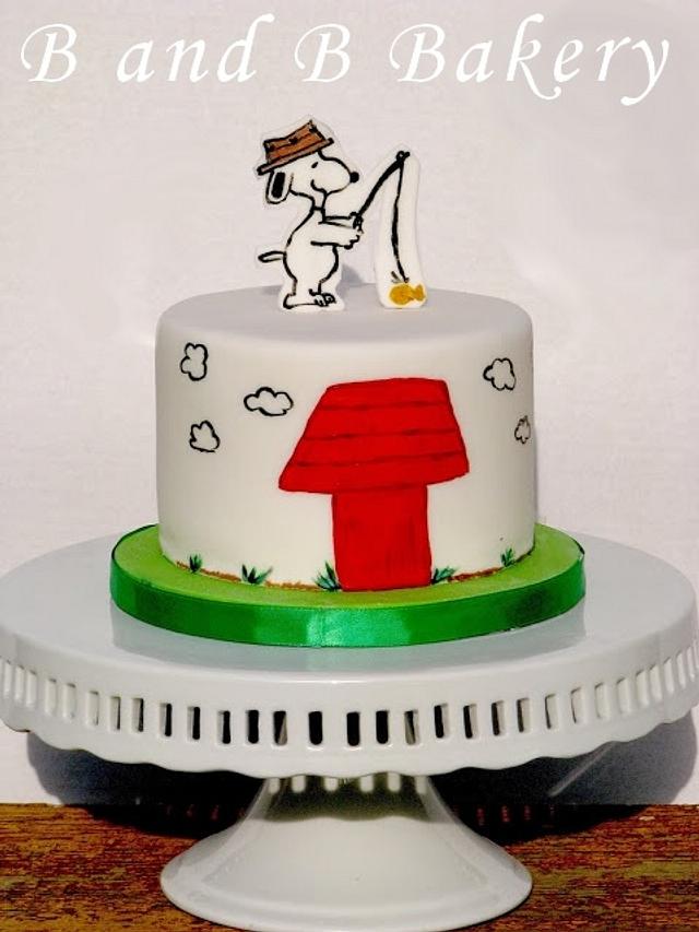 Snoopy Cake By Cakeluv Cakesdecor