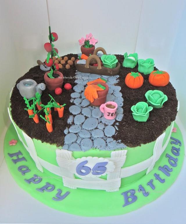 Allotment Cake - Decorated Cake by The Billericay Cake - CakesDecor