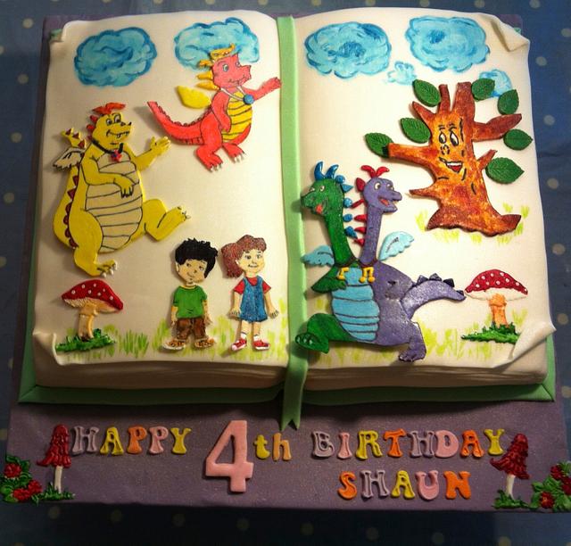 Dragon Tales Cake - Decorated Cake by Sonia - CakesDecor