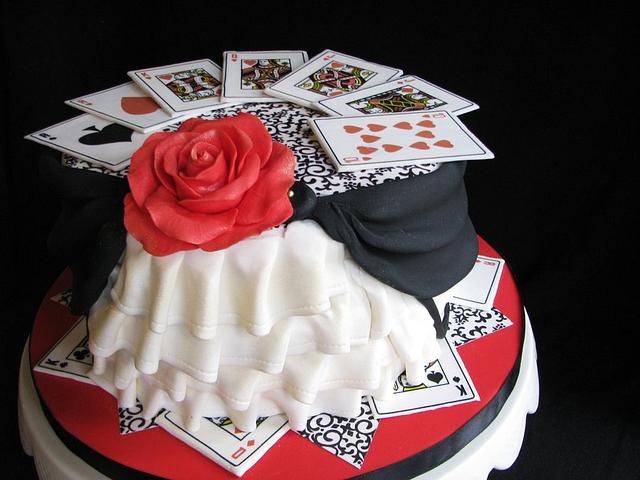 Playing Card Birthday Cake - Cake by Sarah - CakesDecor