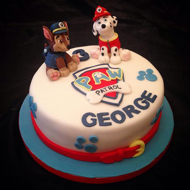 Paw Patrol Themed Cake - Decorated Cake by Caron Eveleigh - CakesDecor