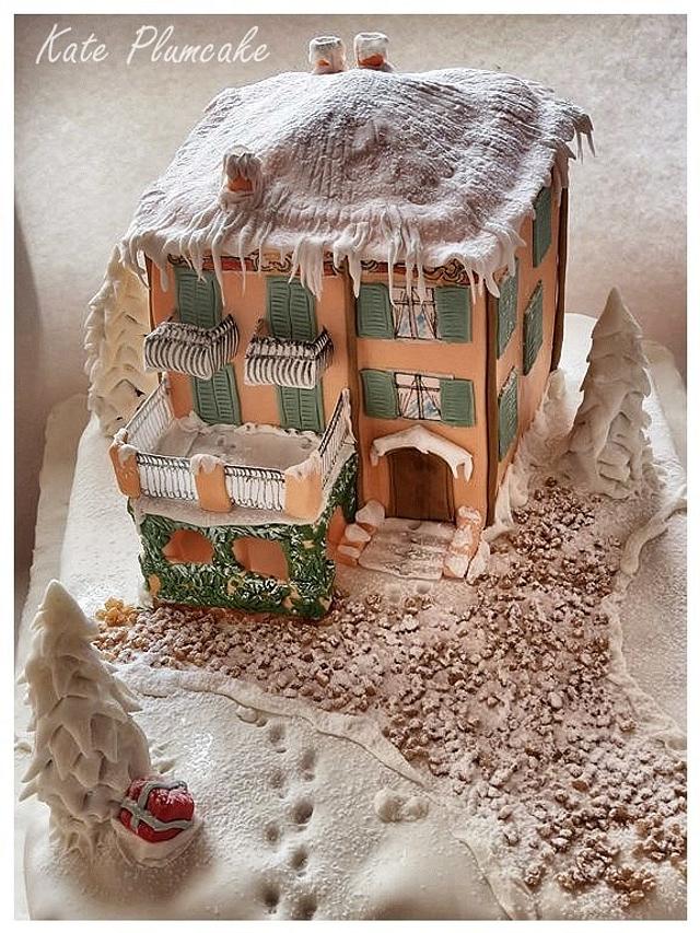 Edible Villa - Decorated Cake by Kate Plumcake - CakesDecor