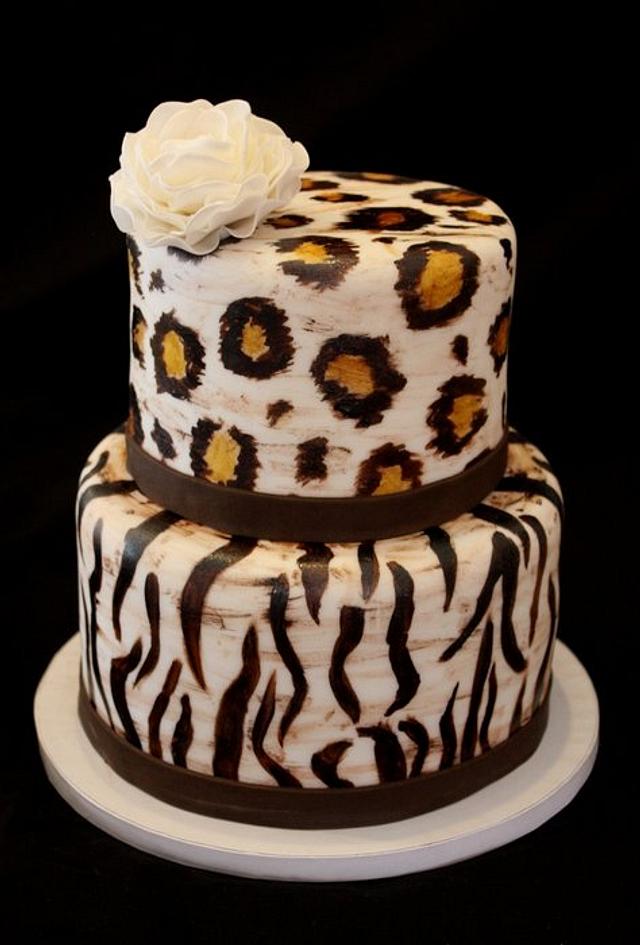 painted-animal-print-cake-cake-by-jewell-coleman-cakesdecor