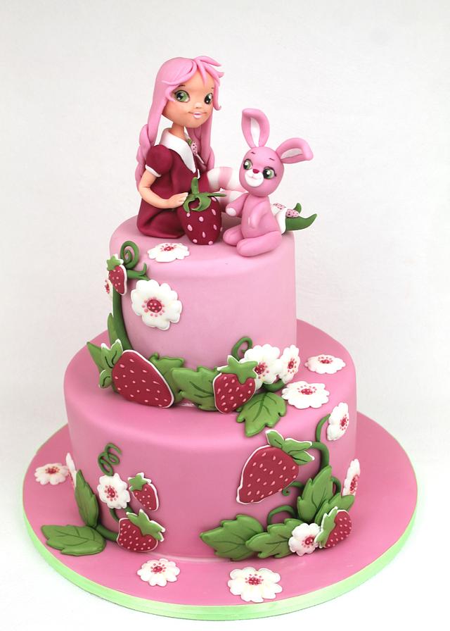 Strawberry Shortcake Princess Cake - CakeCentral.com