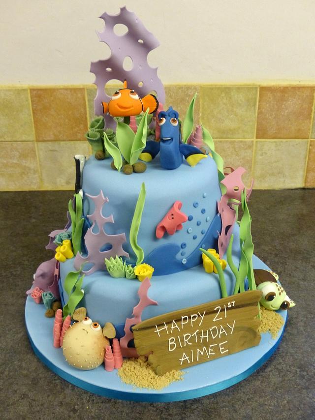 Finding Nemo Cake - Decorated Cake by Tallulah's Bakery - CakesDecor