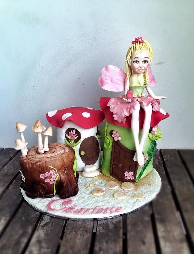 The Pink Fairy - Decorated Cake By Pretty Special Cakes - Cakesdecor