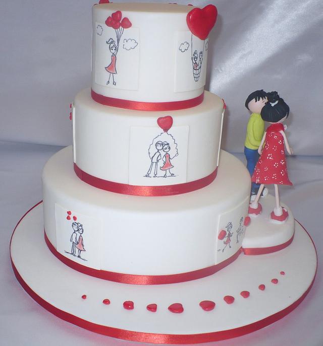 Love is all!! - Cake by Filomena - CakesDecor