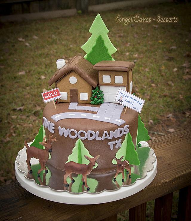 The Woodlands Cake Cake by Angelica Galindo CakesDecor