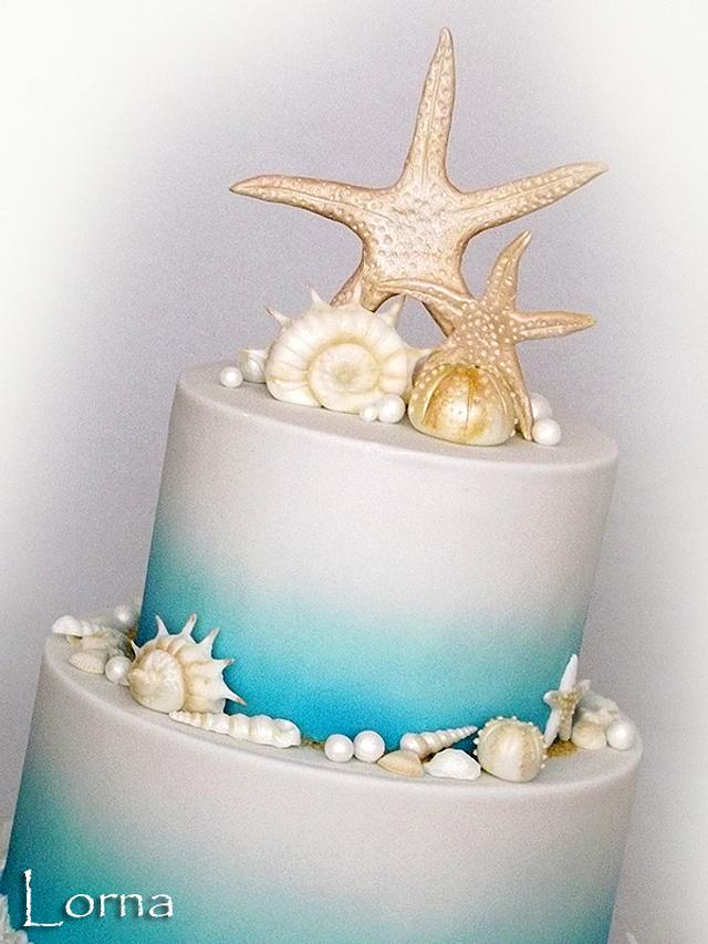 Ocean Themed Cake – Harvard Sweet Boutique Inc