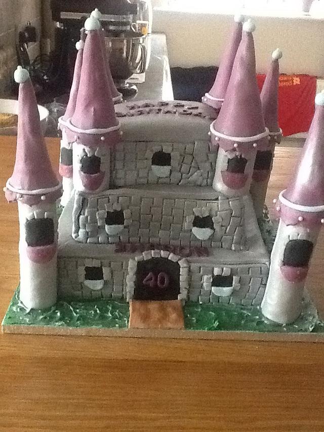 Medieval Castle Cake - Decorated Cake by JulieCraggs - CakesDecor