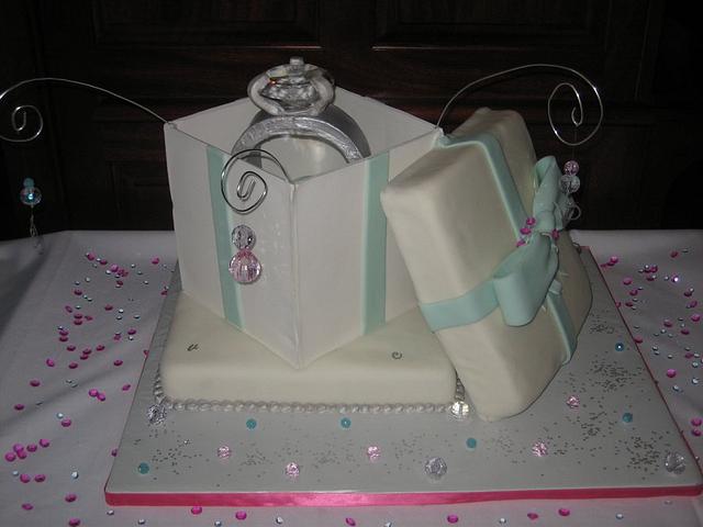 Engagement Ring Cake ALL EDIBLE!  