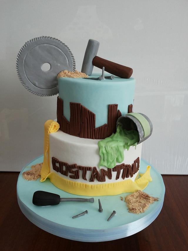A Carpenter's Birthday Cake - Every Nook & Cranny