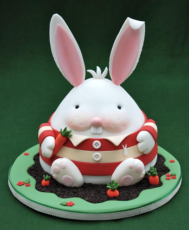 Chubby Bunny - Decorated Cake by Lesley Wright - CakesDecor