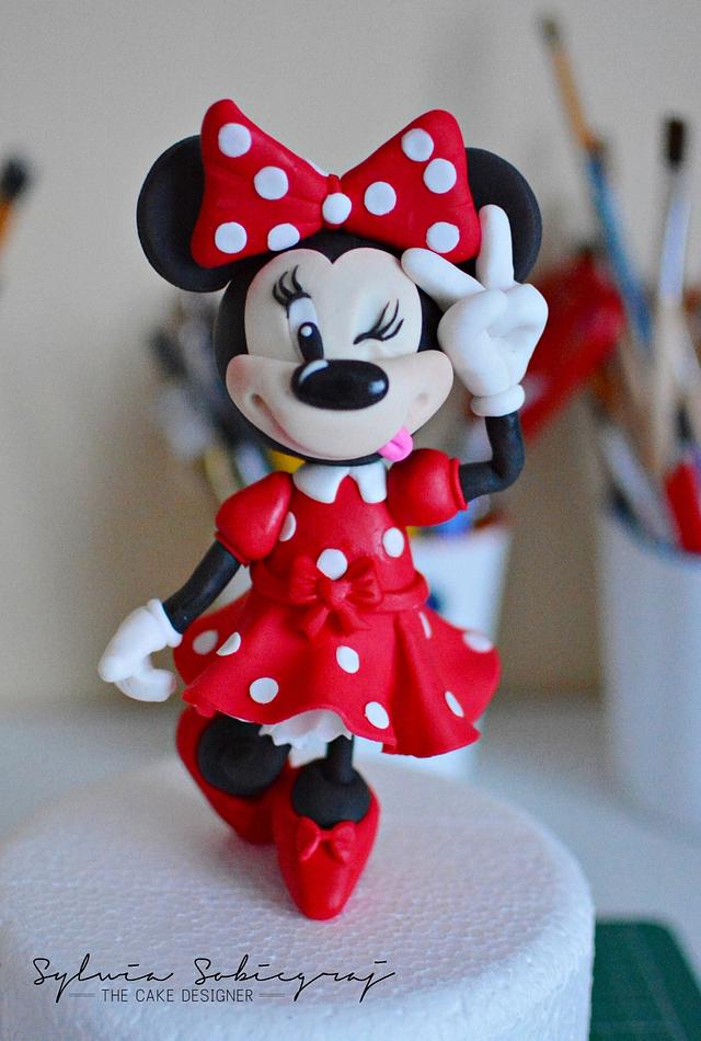 Minnie Mouse Cake Topper Cake by Sylwia Sobiegraj The Minnie Mouse Cake Topper Cake by Sylwia Sobiegraj The