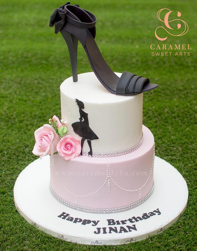 Cake For Her Decorated Cake By Caramel Doha Cakesdecor 9171