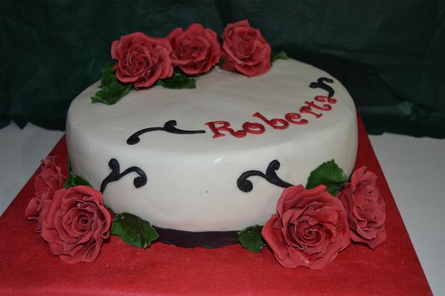 Happy birthday Roberta!!!!! - Decorated Cake by lupi67 - CakesDecor