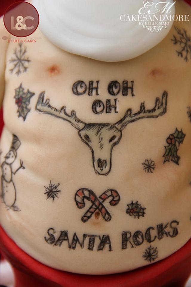 Tattooed Santa