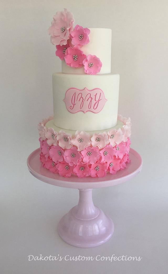 Pretty in Pink - Decorated Cake by Dakota's Custom - CakesDecor