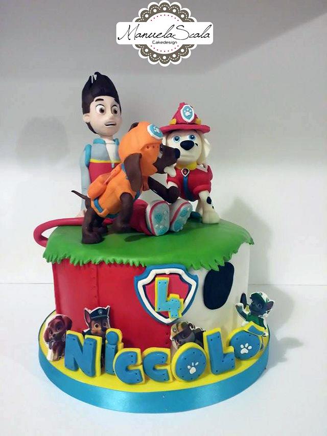 Paw Patrol Cake - Decorated Cake by manuela scala - CakesDecor