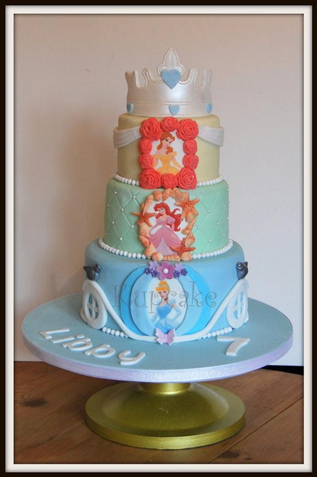 Disney Princess Cake - Decorated Cake by Kupcake - CakesDecor