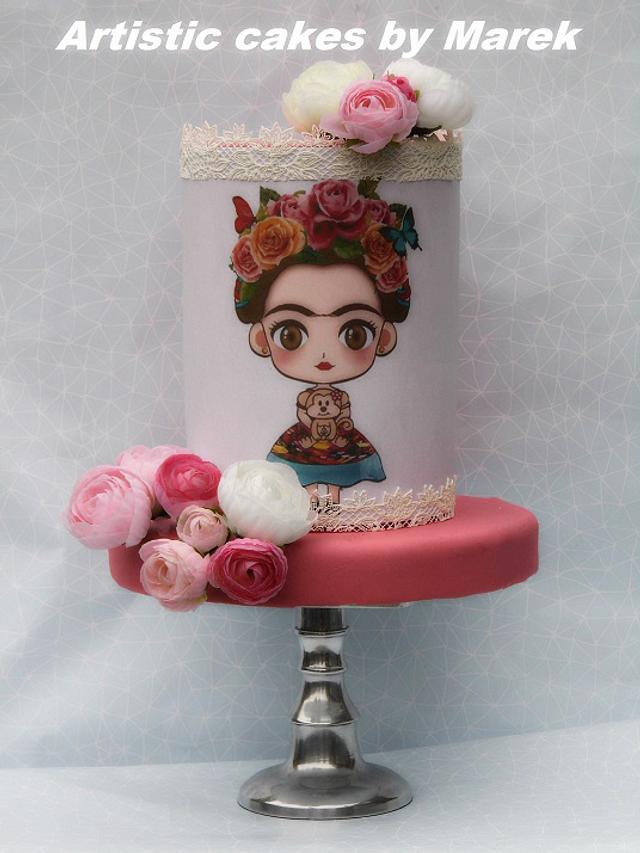 Frida B'day Cake - Decorated Cake By Marek - CakesDecor