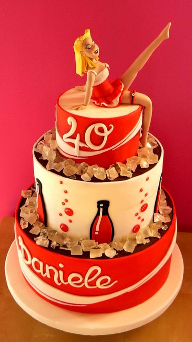 Coca-cola cake - Cake by Monia - CakesDecor