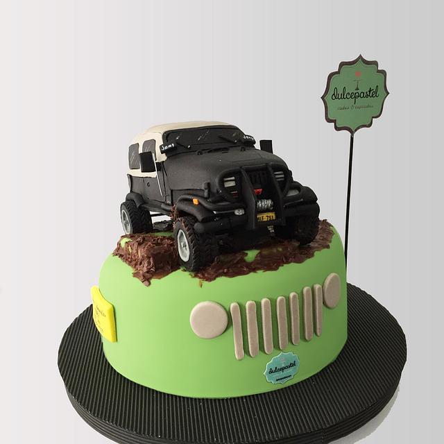 Torta Jeep Wrangler 1987 Cake Decorated Cake by CakesDecor