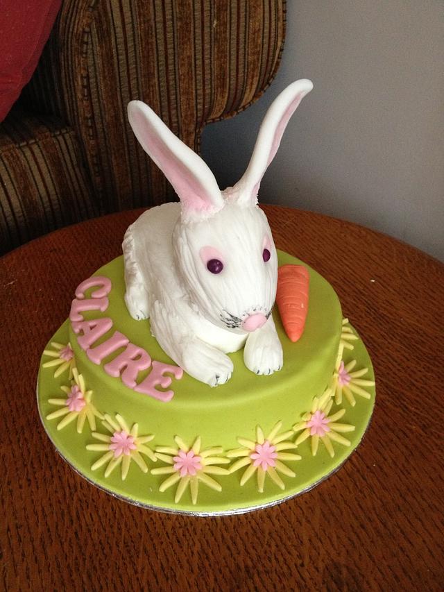 bunny cake - Decorated Cake by Fishinggirl - CakesDecor