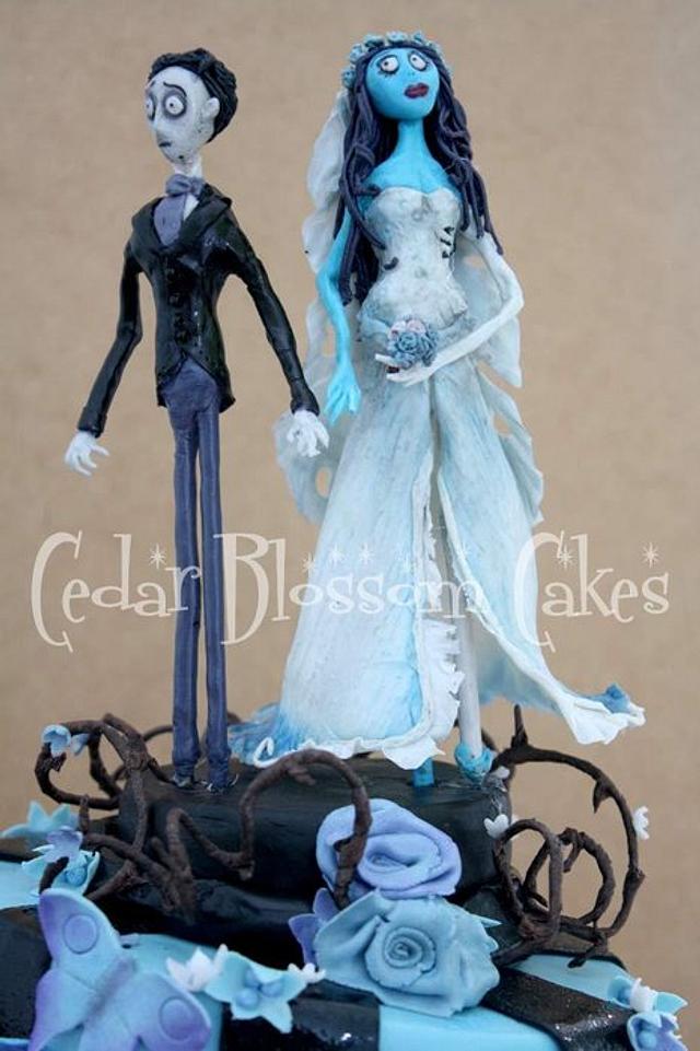 Corpse Bride Wedding Cake - Cake by ozgirl39 - CakesDecor