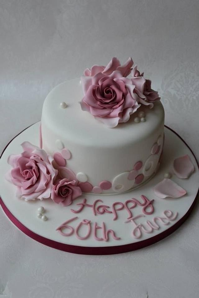 Romantic Rose Birthday Cake - Cake By Amae - The Cake - Cakesdecor