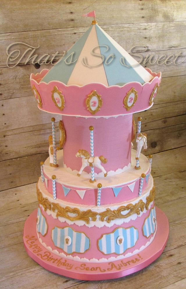 Candy Carousel - Decorated Cake by Misty Moody - CakesDecor