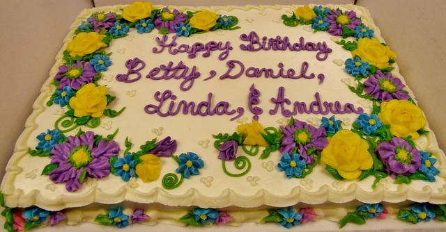 Buttercream Floral Sheet Cake - Cake by Nancys Fancys - CakesDecor