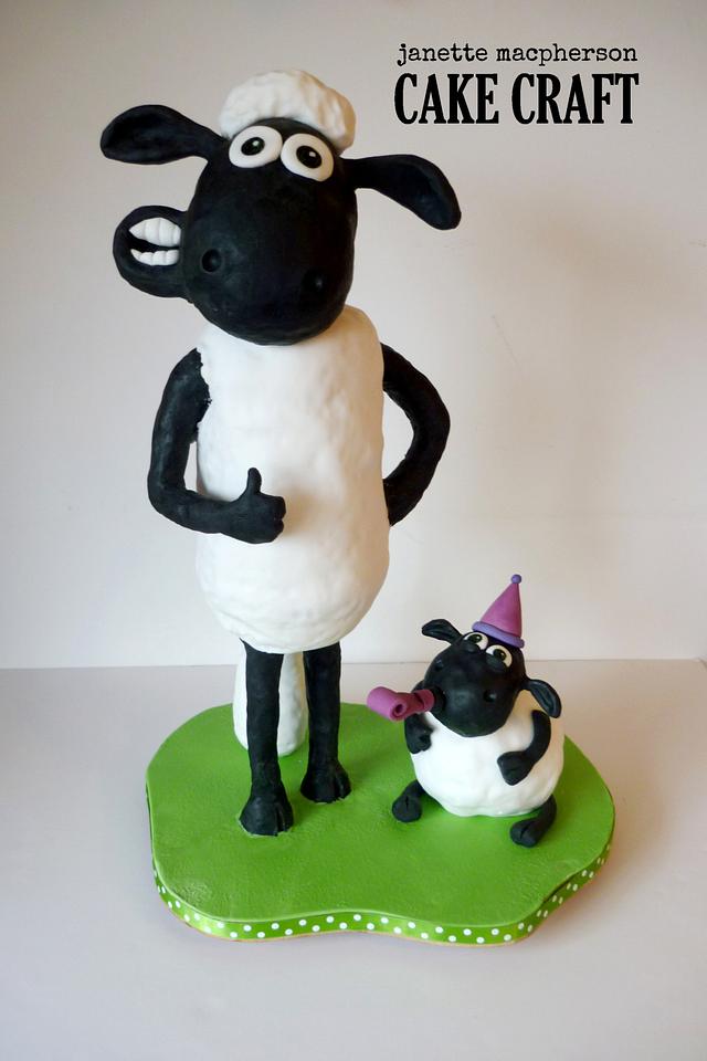 3d Shaun The Sheep Cake By Janette Macpherson Cake Cakesdecor
